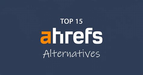 Ahrefs alternative  Though, the one thing I don't like about it is it's super bloated and heavy